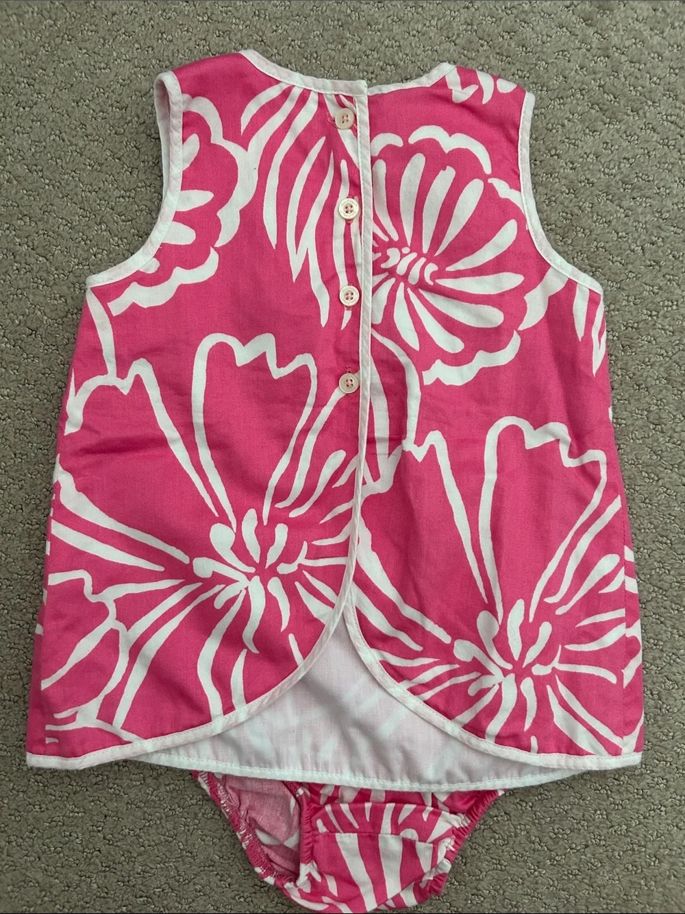 VGUC Lilly Pulitzer hot pink bloomer set